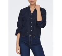 jdy Camisa de mujer de manga larga. Azul marino 40/L