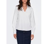 jdy Camisa de mujer de manga larga. Blanco 42 (XL)
