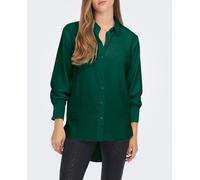 jdy Camisa de mujer de manga larga. Verde oscuro 38 (M)