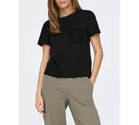 jdy Camiseta de mujer de manga corta. Negro 36/S