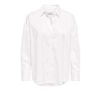 JdY Camiseta Holgada Vesper L/S WVN Noos, Blanco, M
