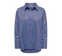 JdY Camiseta Holgada Vesper L/S WVN Noos, Pastel de Chocolate, L