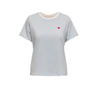 JDY Camiseta 'JDYPISA' azul paloma / arándano / blanco S azul paloma / arándano / blanco