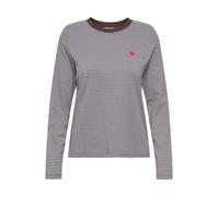 JDY Camiseta 'JDYPISA' chocolate / blanco S chocolate / blanco