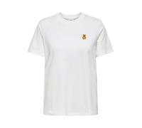 JDY Camiseta 'JDYPISA' marrón / offwhite S marrón / offwhite