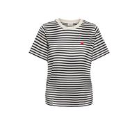 JDY Camiseta 'JDYPISA' negro / blanco S negro / blanco