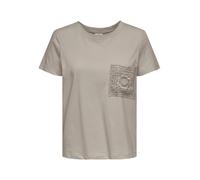 JDY Camiseta 'JDYSELMA' greige S greige