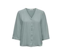 JDY Jdylion Shirt Lion Life Capote 3/4 Camiseta Wvn Noos, Plateado, 46 Mujeres