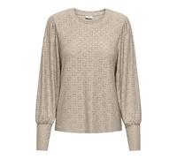 JdY Cathinka L/S Camiseta de Manga Corta JRS Noos, Gris, M