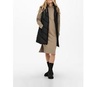 jdy Chaleco de mujer acolchado con capucha. Negro 34/XS