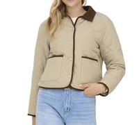 JDY Chaqueta Beige Mujer Quilted Barn, beige, XS