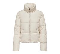 JDY Chaqueta acolchada para mujer Jdynewerica OTW Noos, Moonbeam/Detail:silver Zipper, M