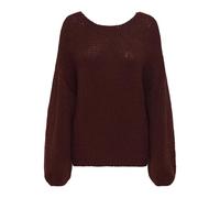 JdY Dine L/S Jersey Reversible KNT, Rojo Oscuro, S
