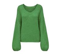 JdY Dine L/S Jersey Reversible KNT, Verde Vivo, L
