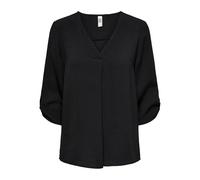JDY Divya 3/4 Top Wvn Noos Camiseta, Schwarz, 46 para Mujer