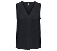 JdY Divya S/L Top wvn Noos Blusa, Negro, M para Mujer