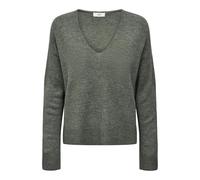 JDY Elanora L/S Cuello en V. Knt Noos Jersey de Punto, Kalamata, Detalle: Melange, XS para Mujer