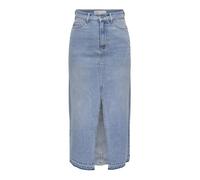 JdY Bella HW Long Skirt Dnm Noos Falda Vaquera, Mezclilla De Color Azul Claro, L Mujeres