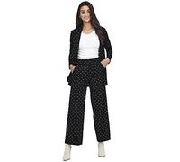 JDY geggo New Long Pant Jrs Noos Pantalón Plisado, Negro/AOP: CD Dots, 62 para Mujer