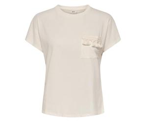JDY Ilse Pocket - Camiseta para mujer, color beige, beige, S