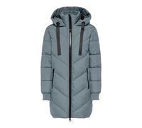 JDY JACQUELINE de YONG Parka larga para mujer JDYSKYLAR Parka larga, Stormy Weather/BLACK, S