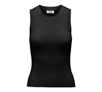 JdY Jaqueline de Yong Camiseta de Tirantes para Mujer, de Punto Acanalado, sin Mangas, Negro, XL