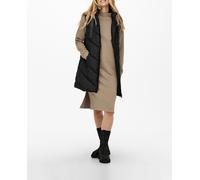 jdy jdy - Chaleco de mujer acolchado con capucha. Negro Talla 34