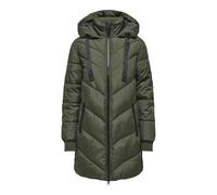 JDY Jdy Jdyskylar Padded Hood Jacke Otw Noos Für Damen, Schwarz (Forest Night - Black), Xxs, Chaqueta acolchada Mujer, Forest Night/Detail:BLACK, XXS