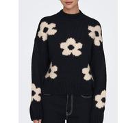 jdy jdy - Jersey de mujer estampado. Negro Talla 42