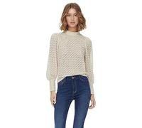 JdY Jdyavery L/S Lace Top JRS Noos Camiseta de Manga Larga para Mujer, Arena, XS