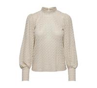 JdY Jdyavery L/S Lace Top JRS Noos Camiseta de Manga Larga para Mujer, Arena, XS