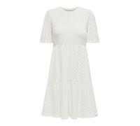 JdY Jdycarla Cathinka S/S Dress Jrs Noos Vestido, Cloud Dancer, L para Mujer