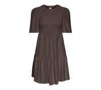 JDY JDYCarla Cathinka - Vestido de Manga Corta para Mujer, marrón, XS