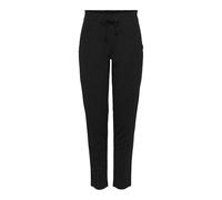 Pantalón slim con volante en la cintura Mujer Talla XS / L32. Color Negro