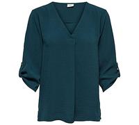 JDY Jdydivya 3/4 Top Wvn Noos Blusas, Mujer, Gris Oscuro, 42