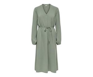 JdY Jdydivya Divya Life L/S Midi Dress Wvn Dia, Blanco (Sea Spray), XL Mujeres