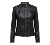 JDY JDYemily Faux Leather Jacket Otw Noos Chaqueta de Cuero sinttico, Negro, 34 para Mujer
