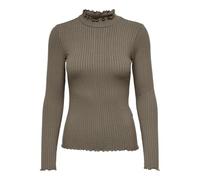 JDY Jdyfransiska L/S Highneck Top Jrs Noos Camisa Manga Larga Mujer