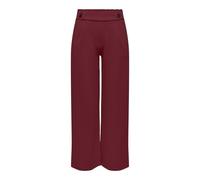 JdY Jdygeggo New Long Pant Jrs Noos Culotte de Pierna Ancha, Rojo Oscuro, XXL / 32L Mujeres