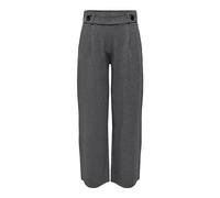 JDY Jdygeggo - Pantalón Largo JRS Noos para Mujer, Gris Medio Melange/Detalle: Botones Negros, 60
