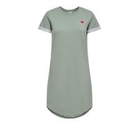 JdY Jdyivy S/S Dress Jrs Noos Vestido de Camiseta, Verde Chino, L Mujeres