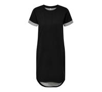 JDY Jdyivy S/S Vestido JRS Noos Elegante con Cuello Redondo y Mangas Cortas (Paquete de 1), Negro, L