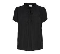 JdY Jdylima Life S/S Top Wvn Noos Blusas, Negro, 38 Mujeres