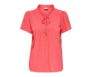 JdY Jdylima Life S/S Top WVN Noos, Coral, 40