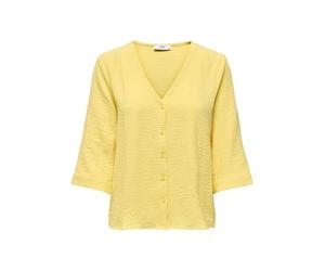 JdY Jdylion Shirt Lion Life Capote 3/4 Camiseta Wvn Noos, Lemon Drop, 46 Mujeres