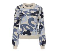 JdY Jdylorraine Animal L/S Pullover Knt Noos Lorraine Jersey, Gris, S para Mujer