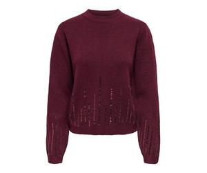 JdY Jdymadison Madison Life L/S On Sequin Pull Knt, Pancarta de Color marrón, XS para Mujer