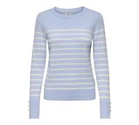JdY Jdymalou L/S On Button Pullover Knt Noos Malou Jersey, Color Azul, XS para Mujer
