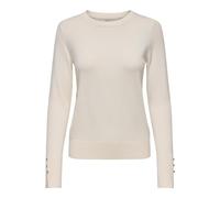 JdY Jdymalou L/S On Button Pullover Knt Noos Malou Jersey, Eggnog, XL para Mujer