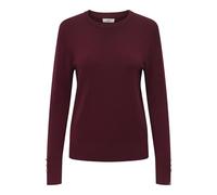 JdY Jdymalou L/S On Button Pullover Knt Noos Malou Jersey, Rojo Oscuro, XL para Mujer